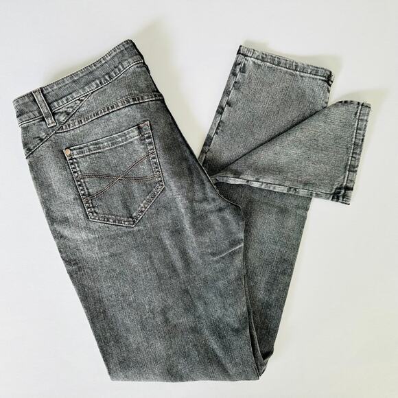 Brunello Cucinelli High Waisted Skinny Jeans Dark Grey Denim Size 46 US 10 - Picture 2 of 9